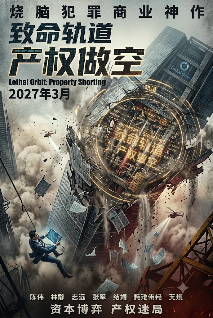 2026烧脑力作《致命轨道：产权做空》席卷全球：罗生门式星基算法反转、虚拟人格资产抹杀与现代职场惊悚美学新峰值